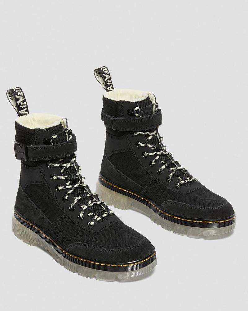 Dr Martens Combs Tech Iced Ankelstøvler Herre Sort | DK 439HAP